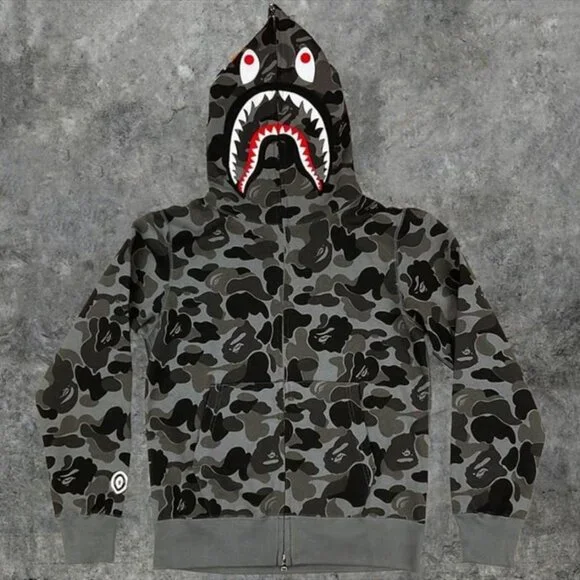 Black bape hoodie large new - Picture 3 of 9